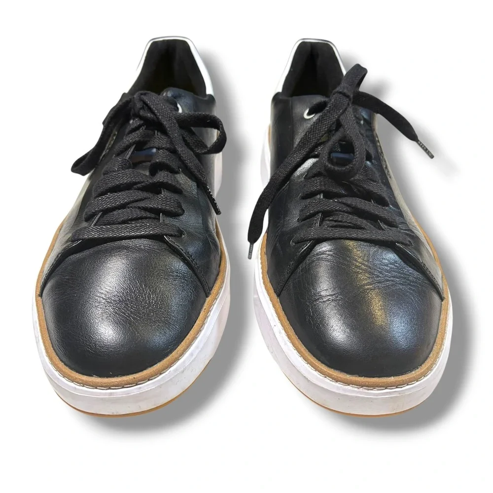 Cole Haan Grand Crosscourt Daily‎ Sneaker 10M Black Leather C34225 Low Top Mens